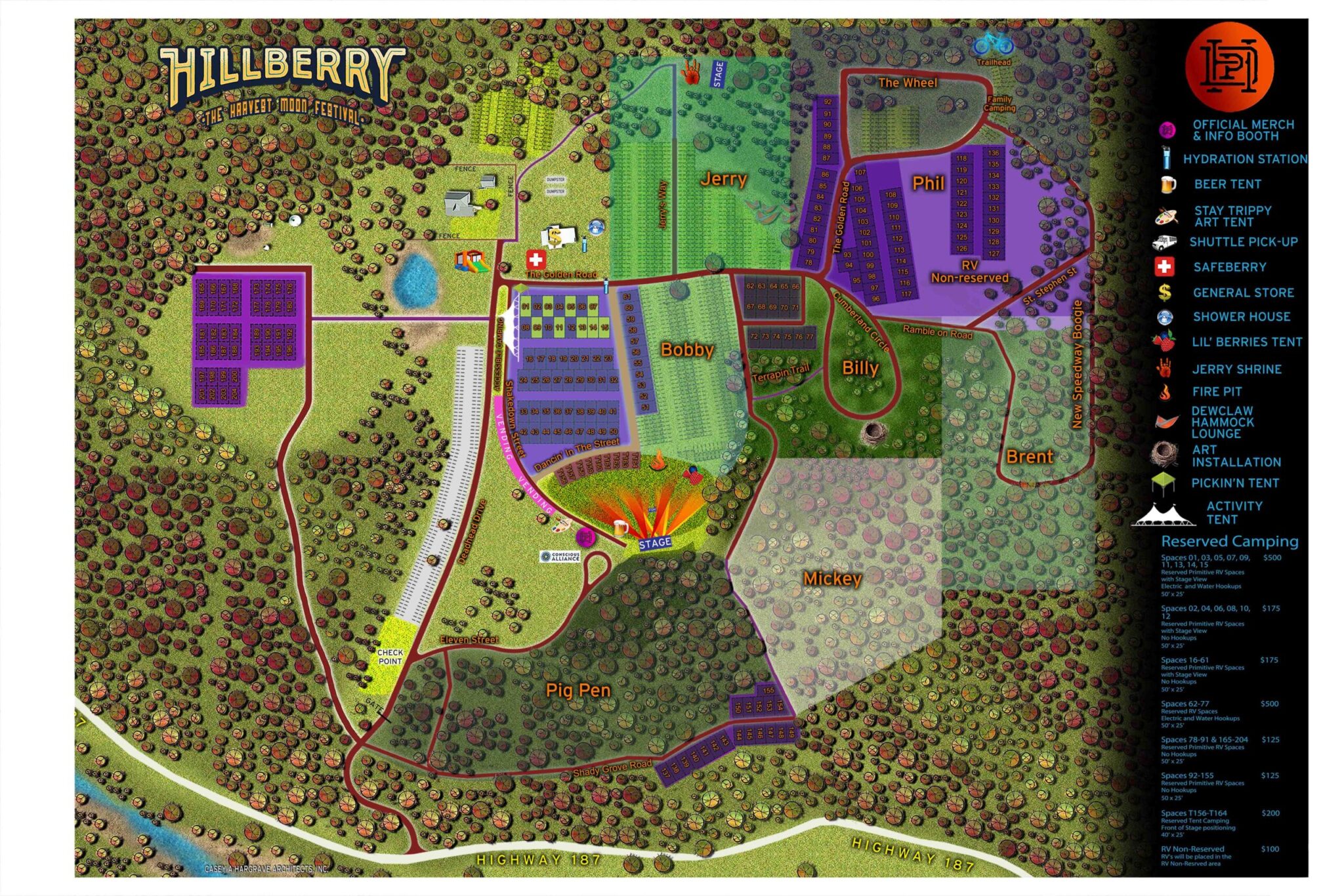 Festival Map Hillberry 2022 9/2910/2