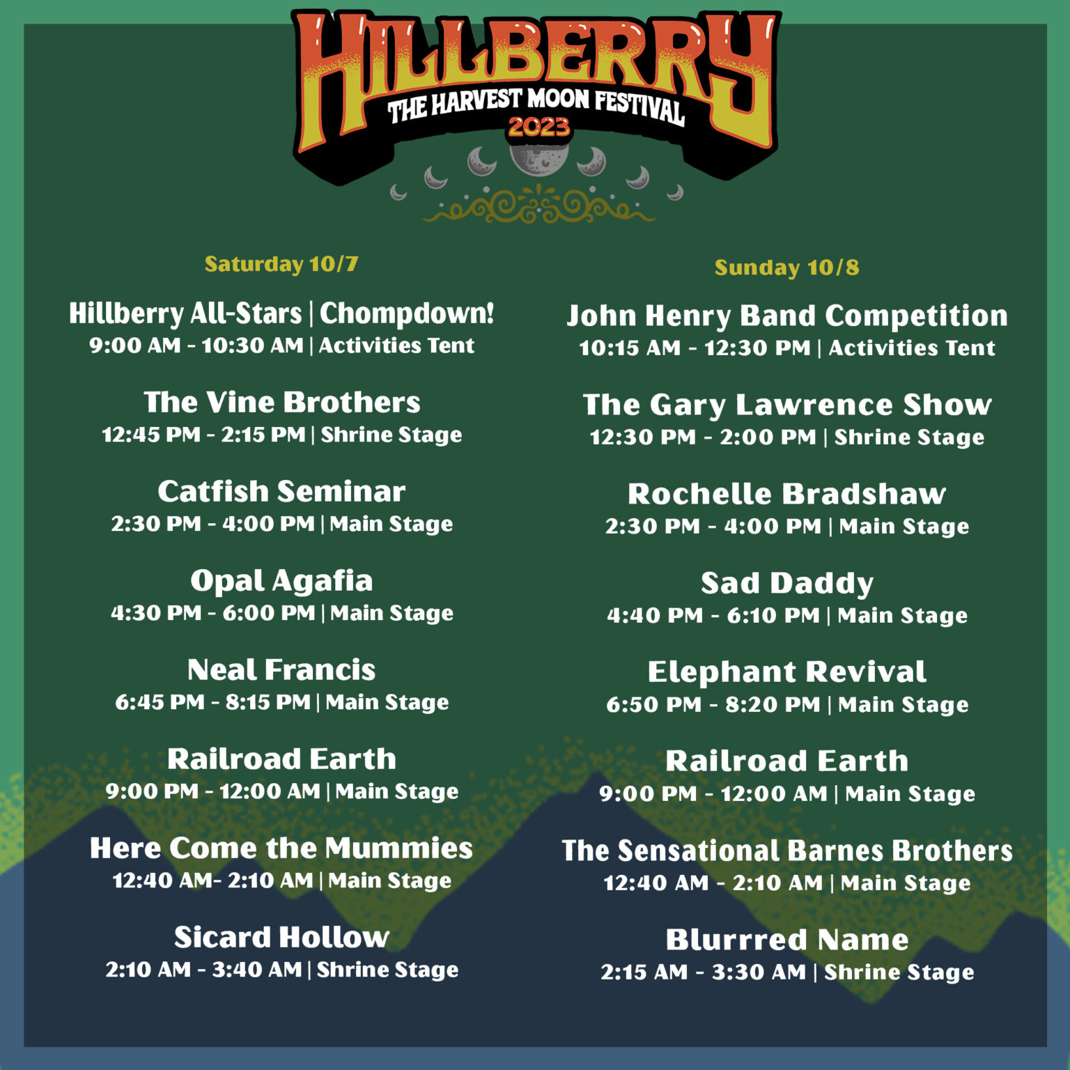 Hillberry 2024 10/210/6 The Harvest Moon Festival